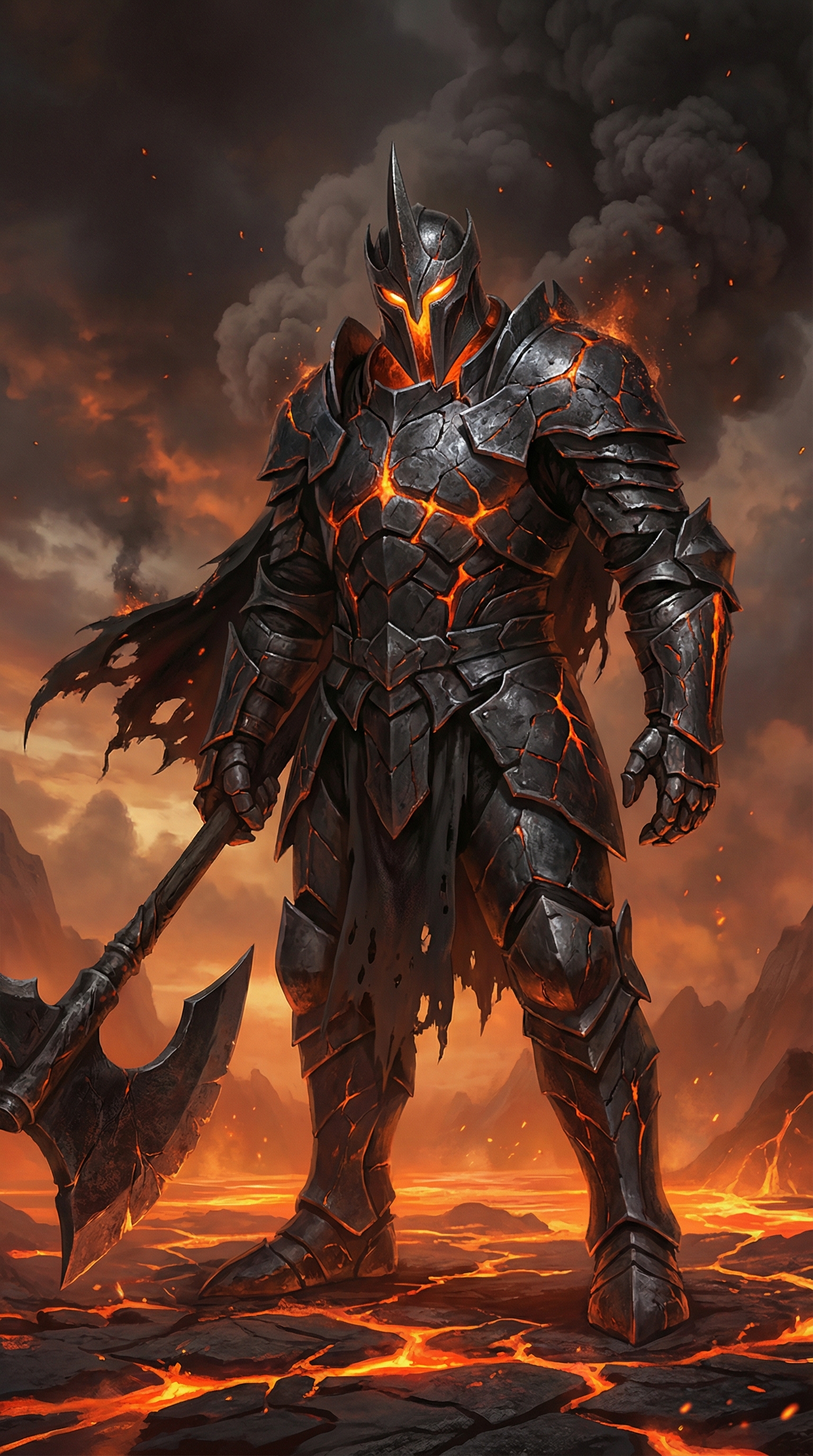 The Primordial Titan of Scorched Obsidian