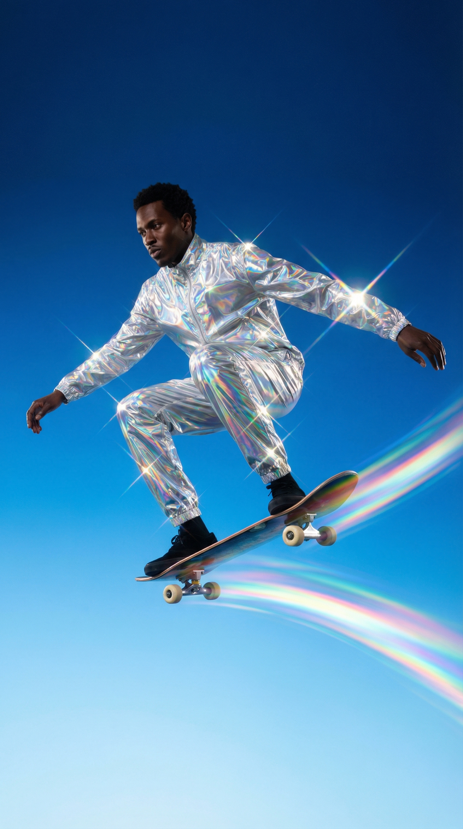 Iridescent Melanin in Digital Ethereal Motion